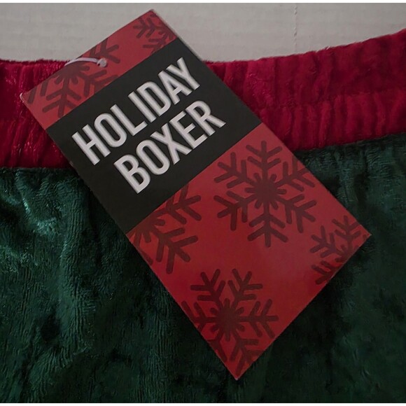 NEW Max Deco Christmas Green Elf Boxer Shorts W Bells Mens Size XL Extra Large - Picture 6 of 9